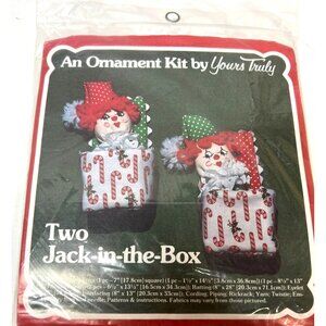 Two Jack-In-The-Box Ornament Kit By Yours Truly